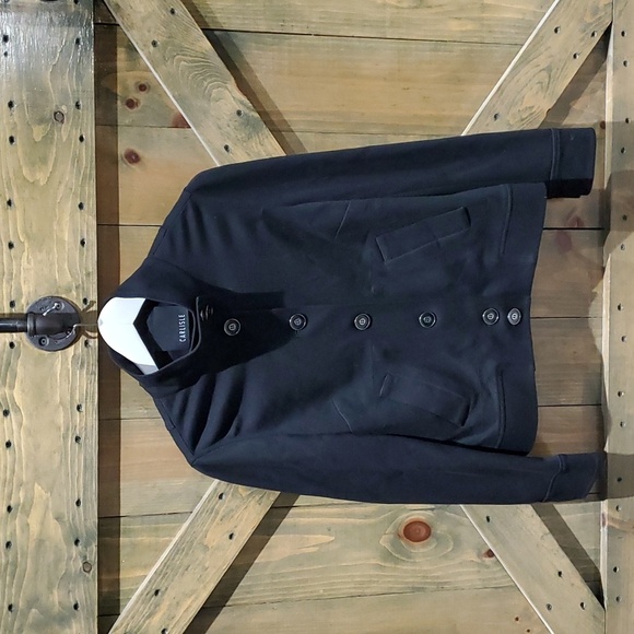 CARLISLE BLACK BLAZER SIZE 4 CASUAL SPORT PREPPY MINIMALIST - Picture 1 of 7